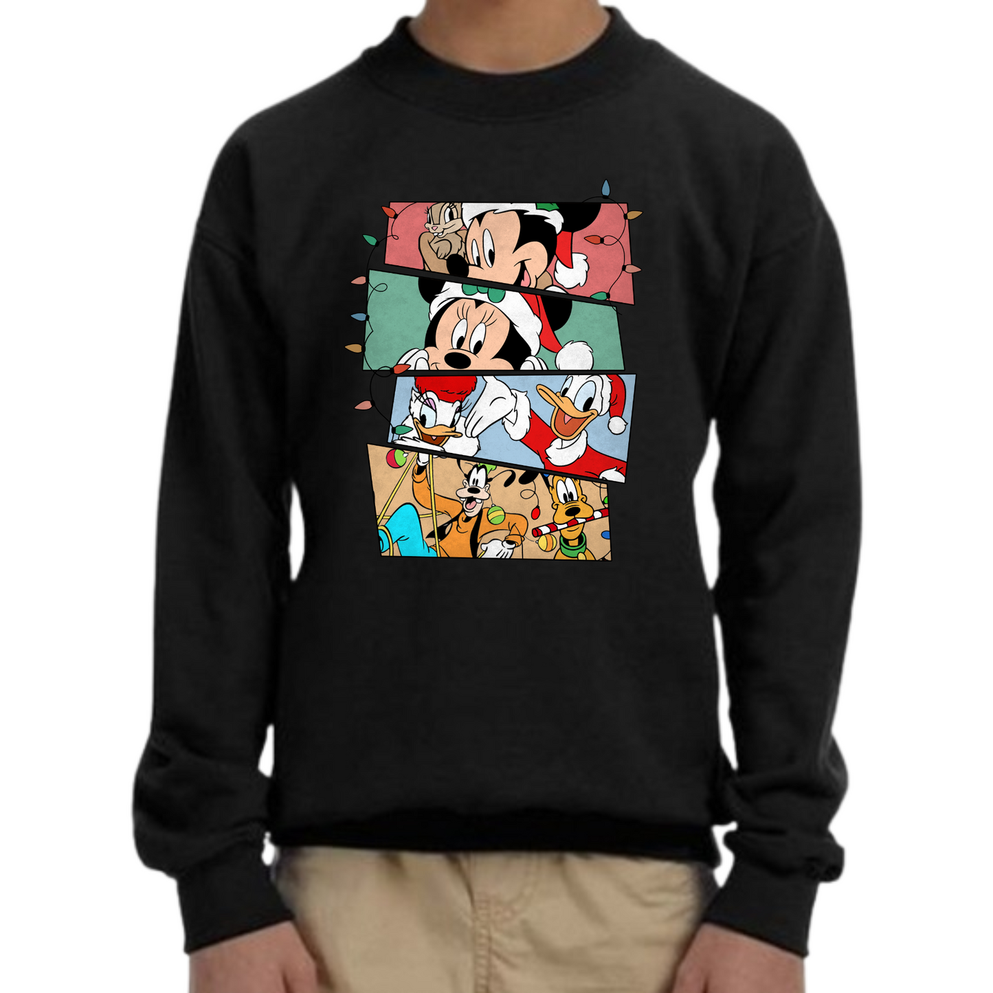Character Collage - Kids Youth Sweatshirt