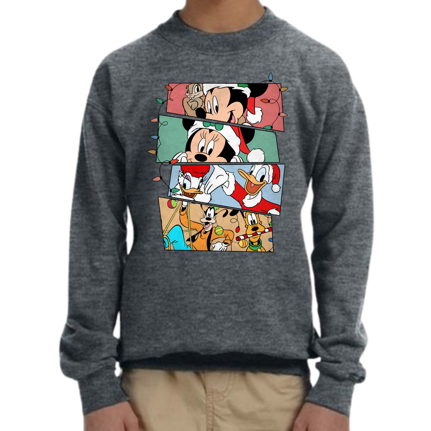 Character Collage - Kids Youth Sweatshirt