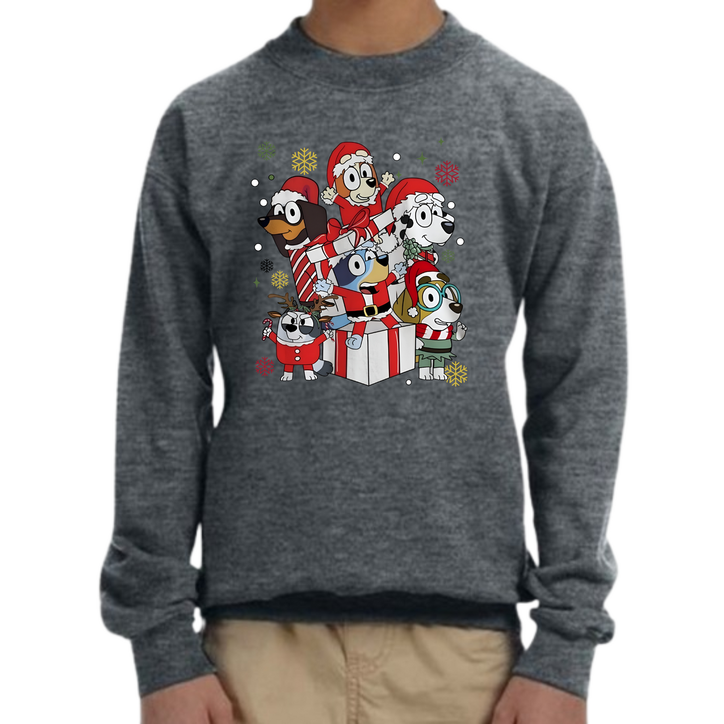 Characters Christmas - Kids Youth Sweatshirt
