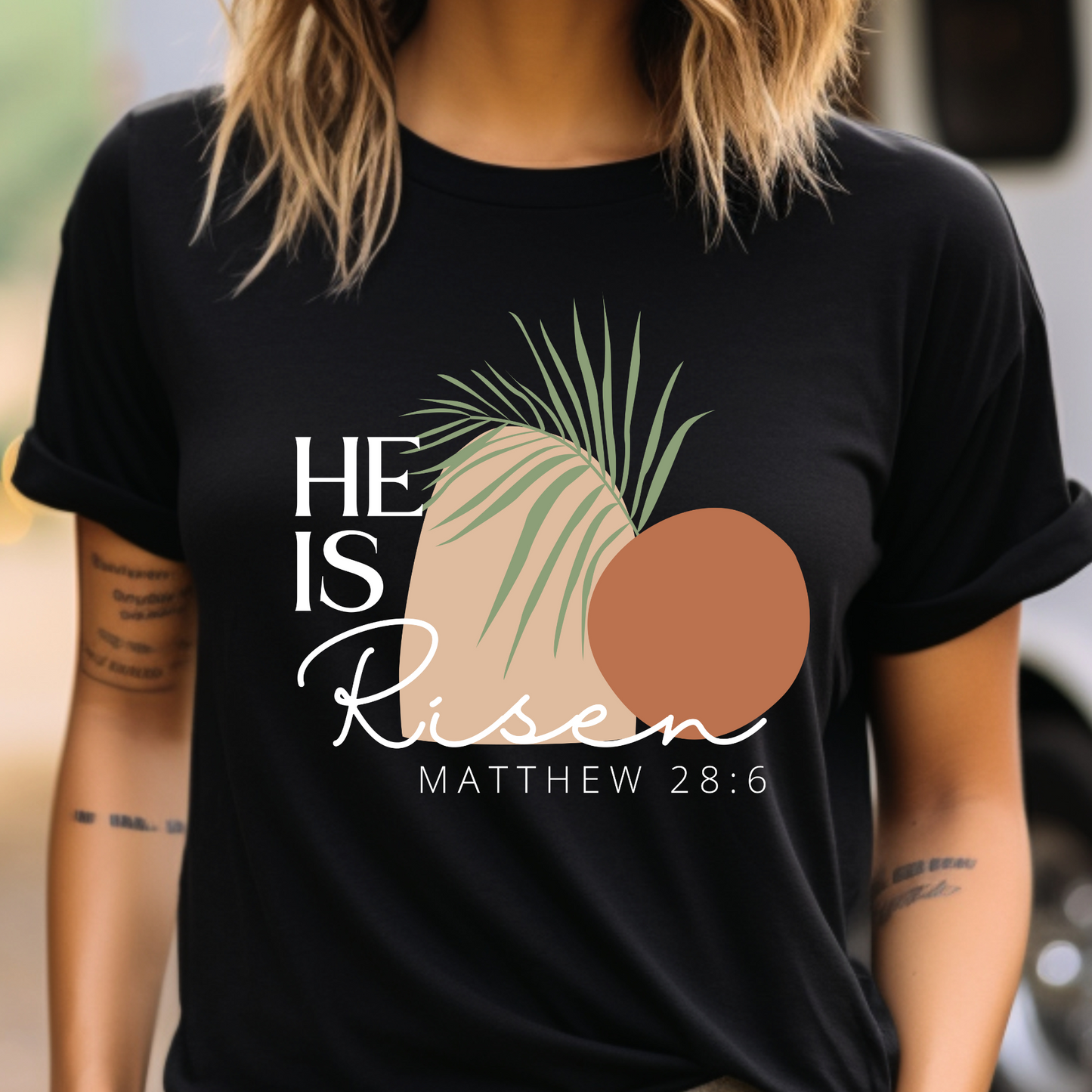 He Is Risen - Crewneck Sweatshirt or Tshirt