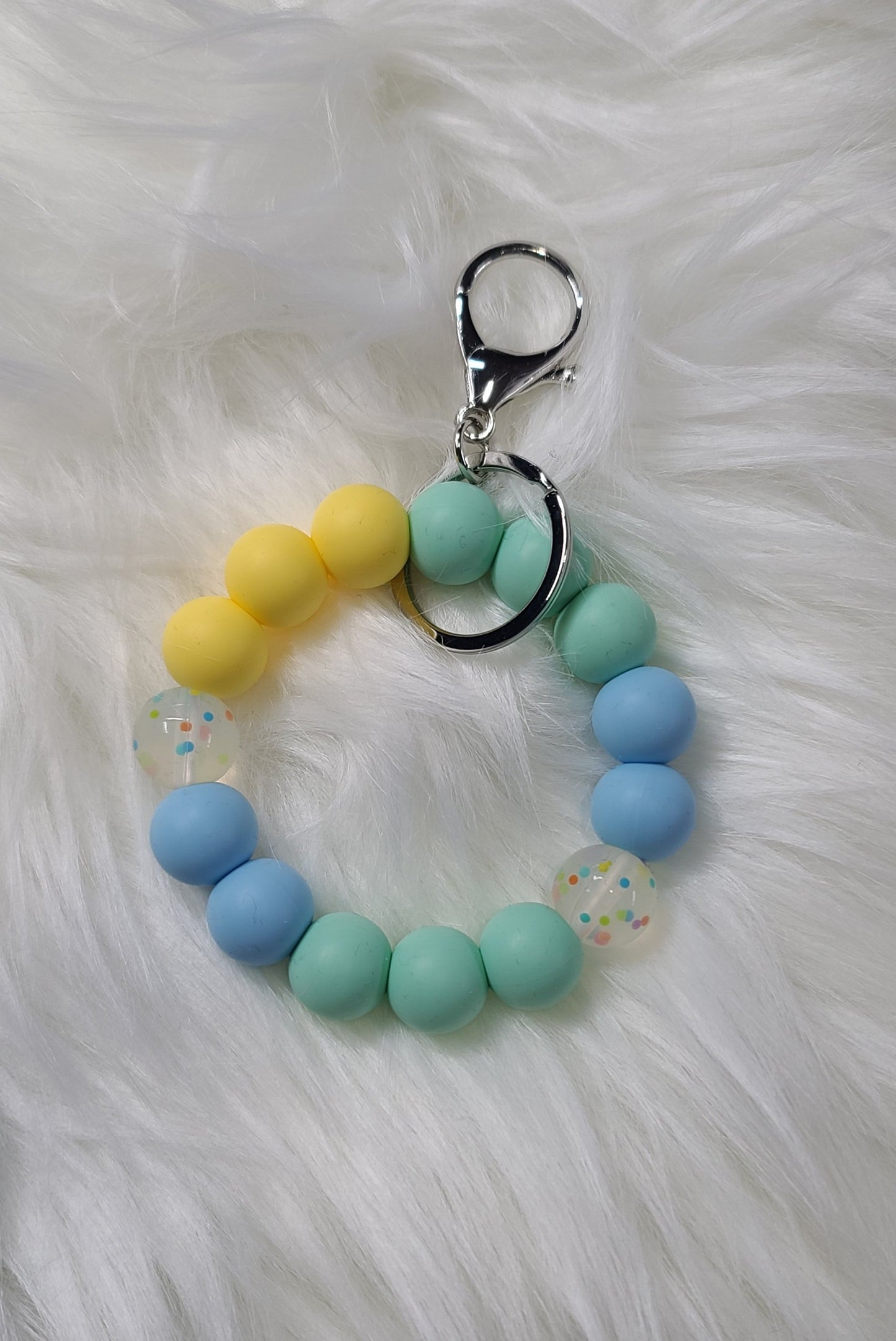 Wristlet Keychain - Elastic - Pastel