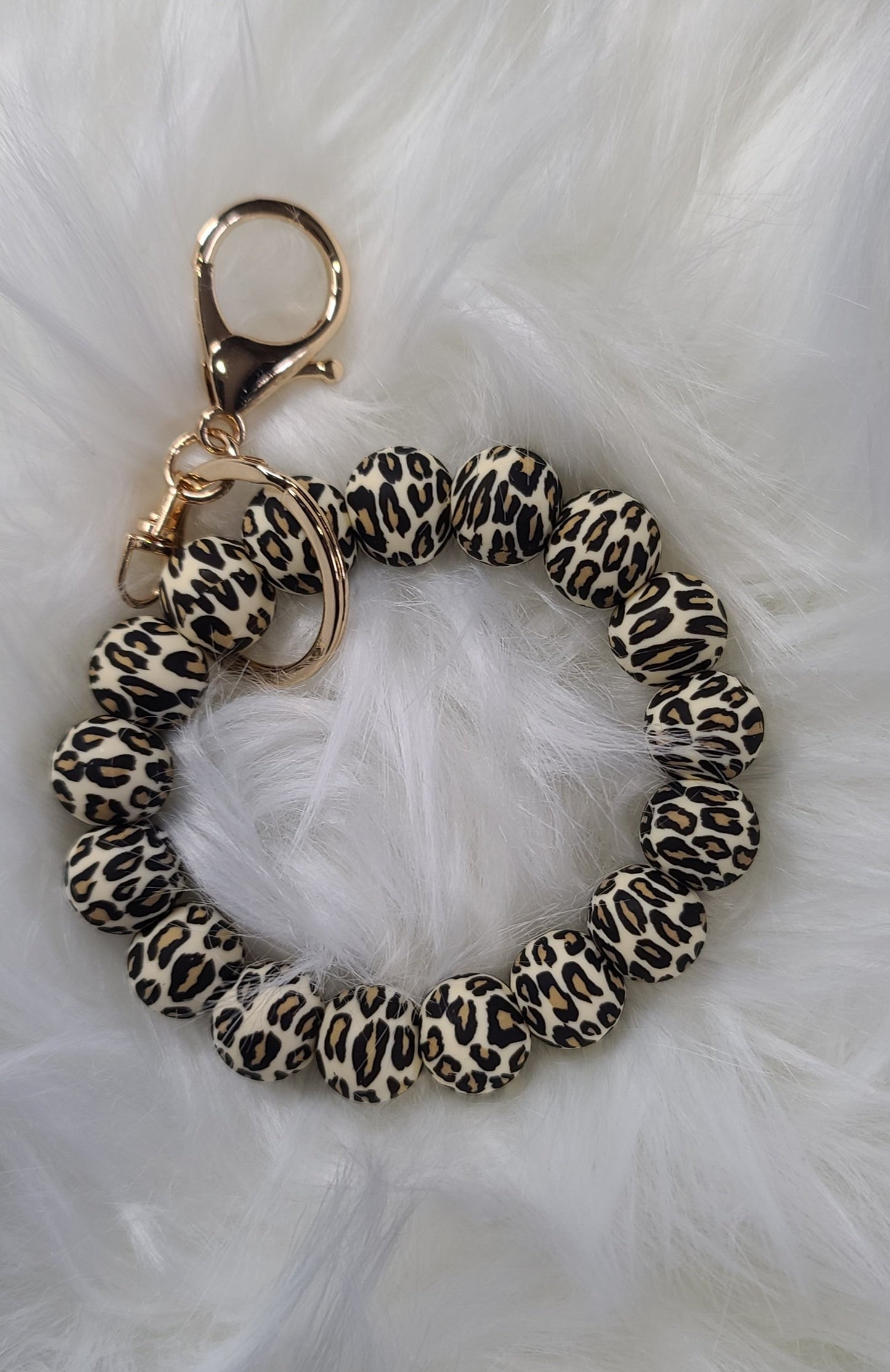 Wristlet Keychain - Leopard
