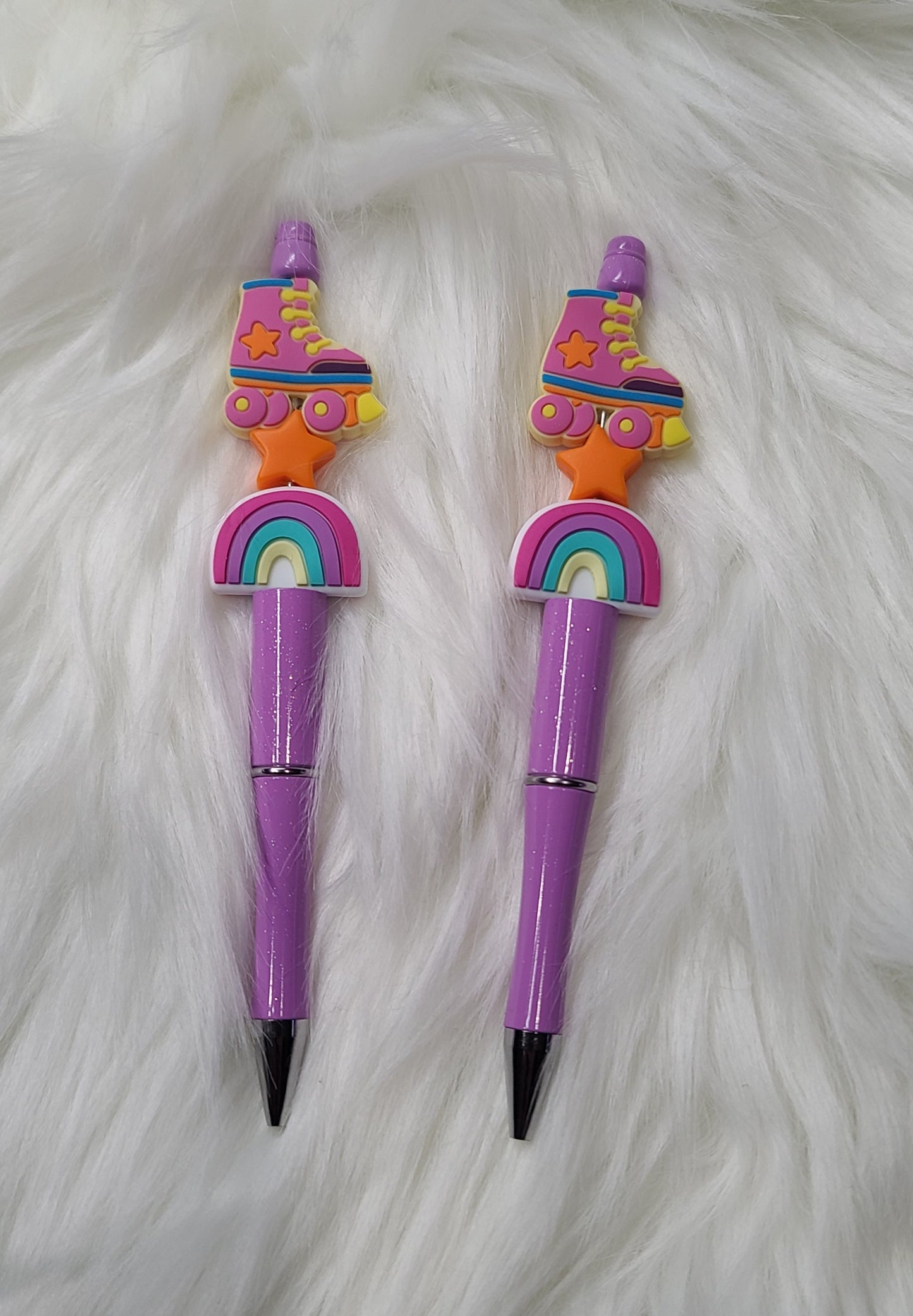 Rollerskate Beaded Pen
