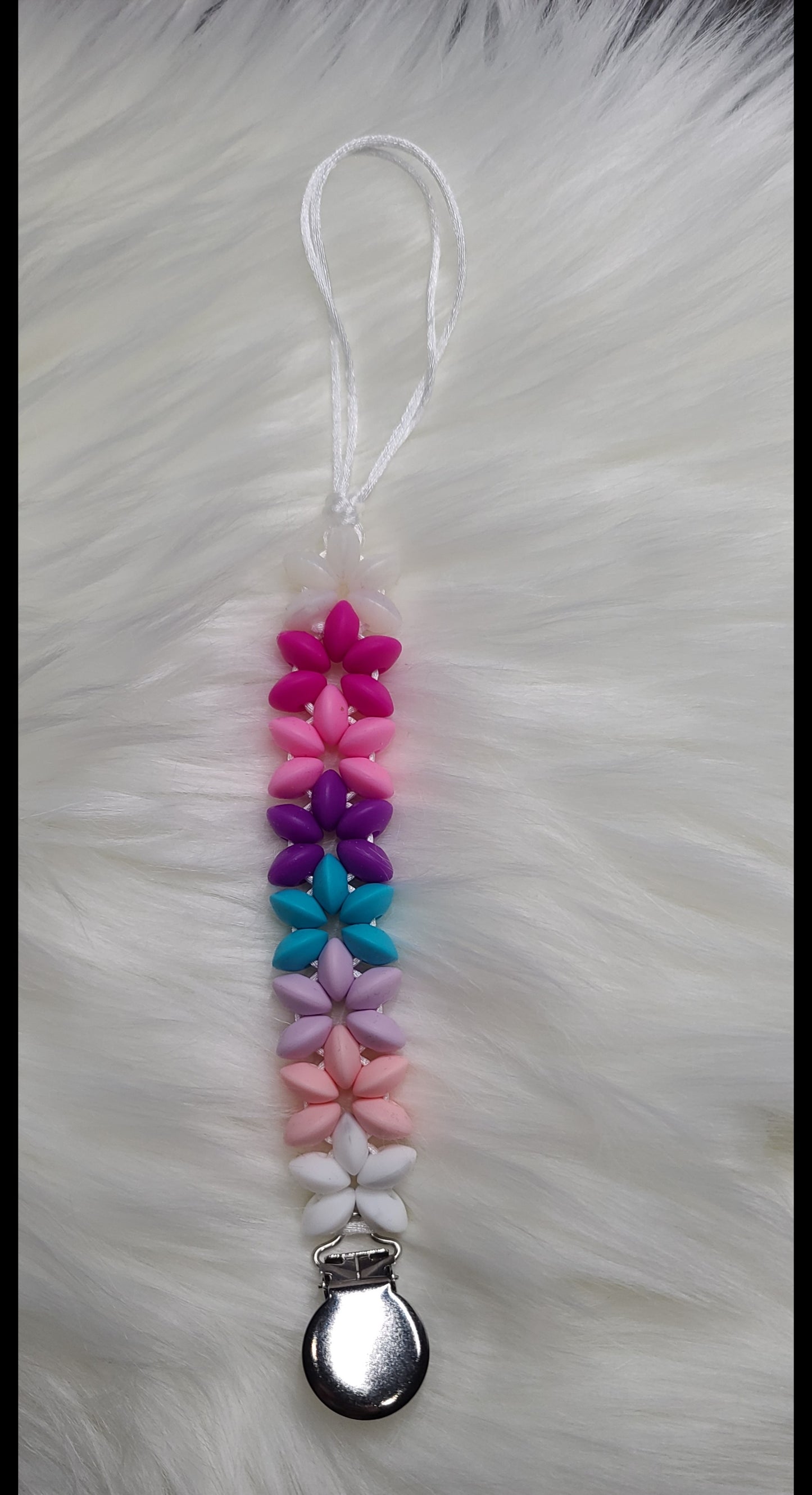 Flower Pacifier Clip