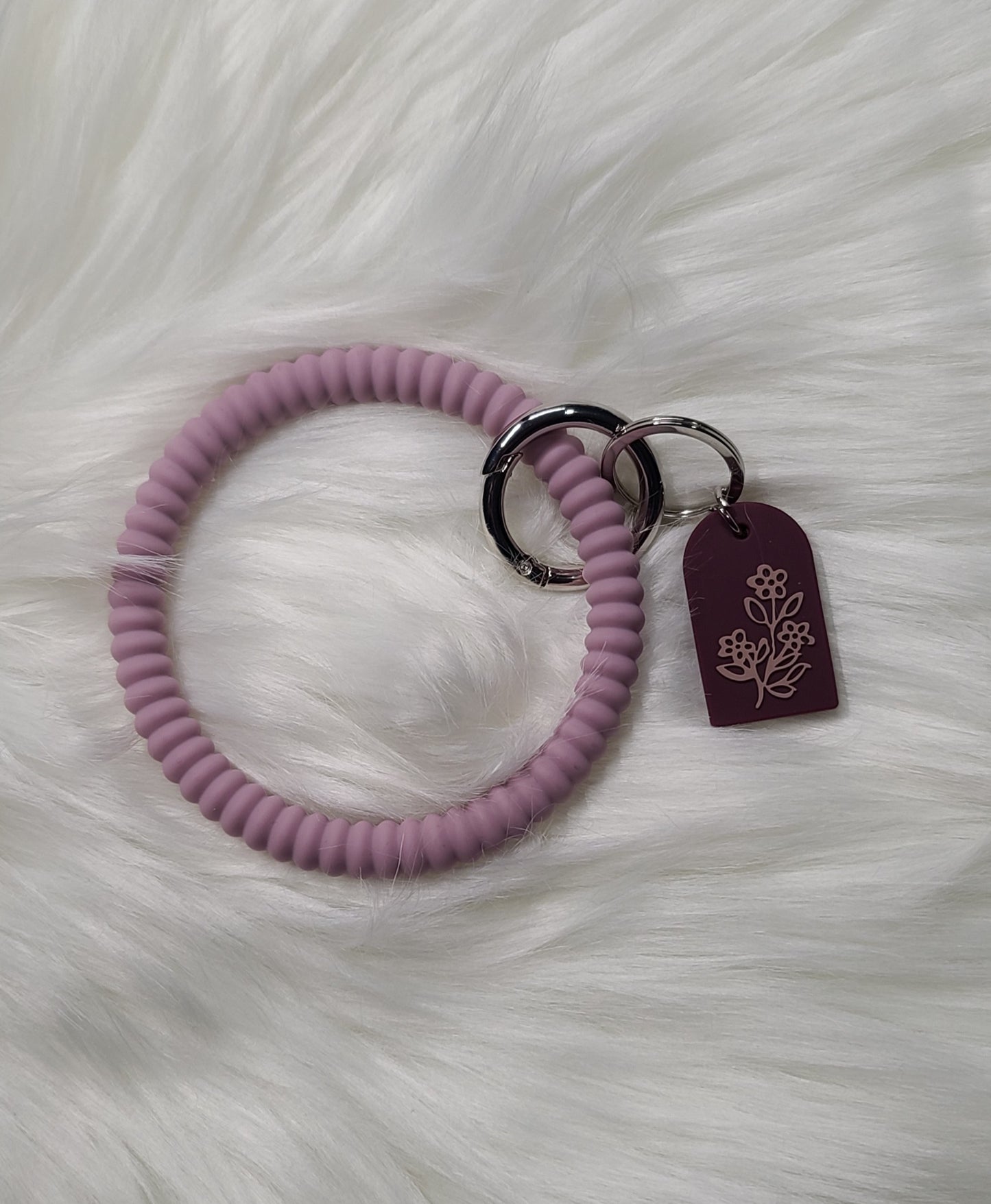 Mauve Infinity Wristlet