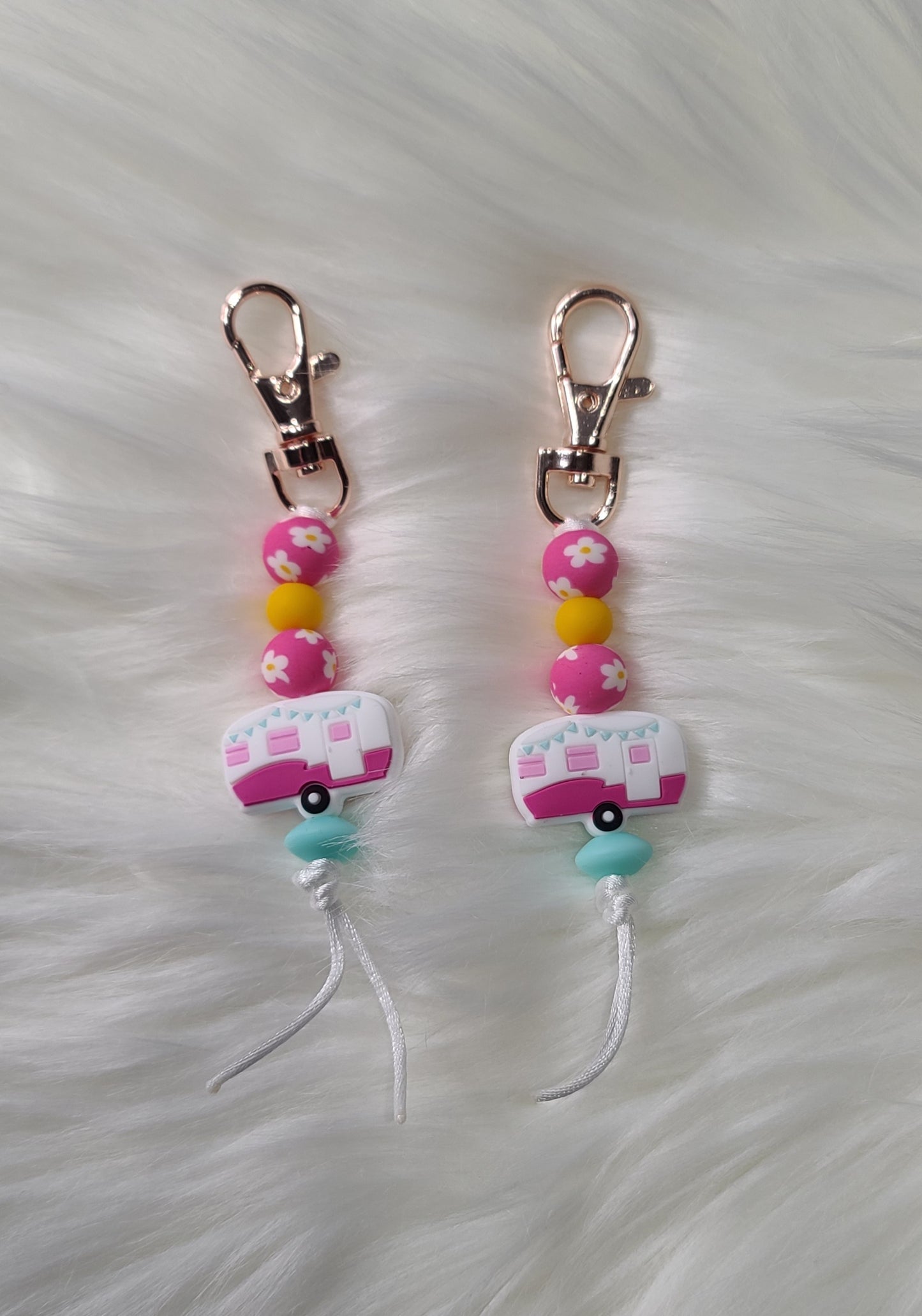 Happy Camper Keychain