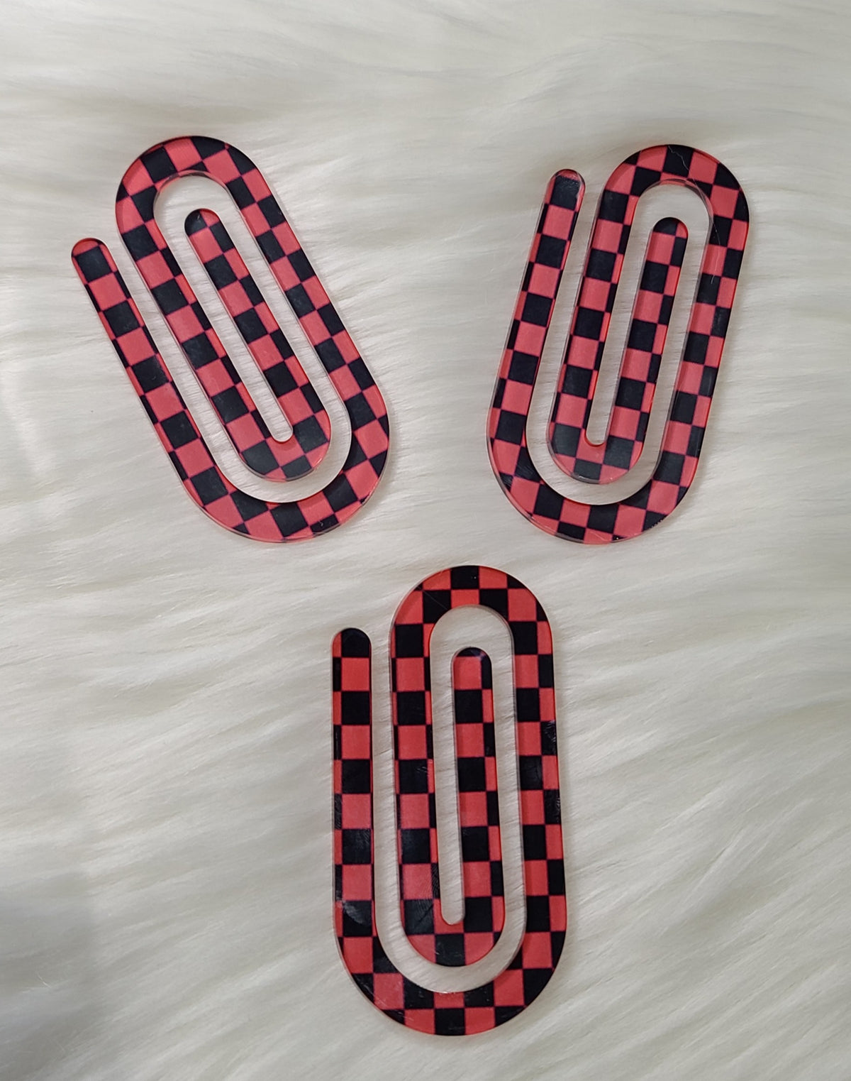 Jumbo Acrylic Paperclips - CLEARANCE