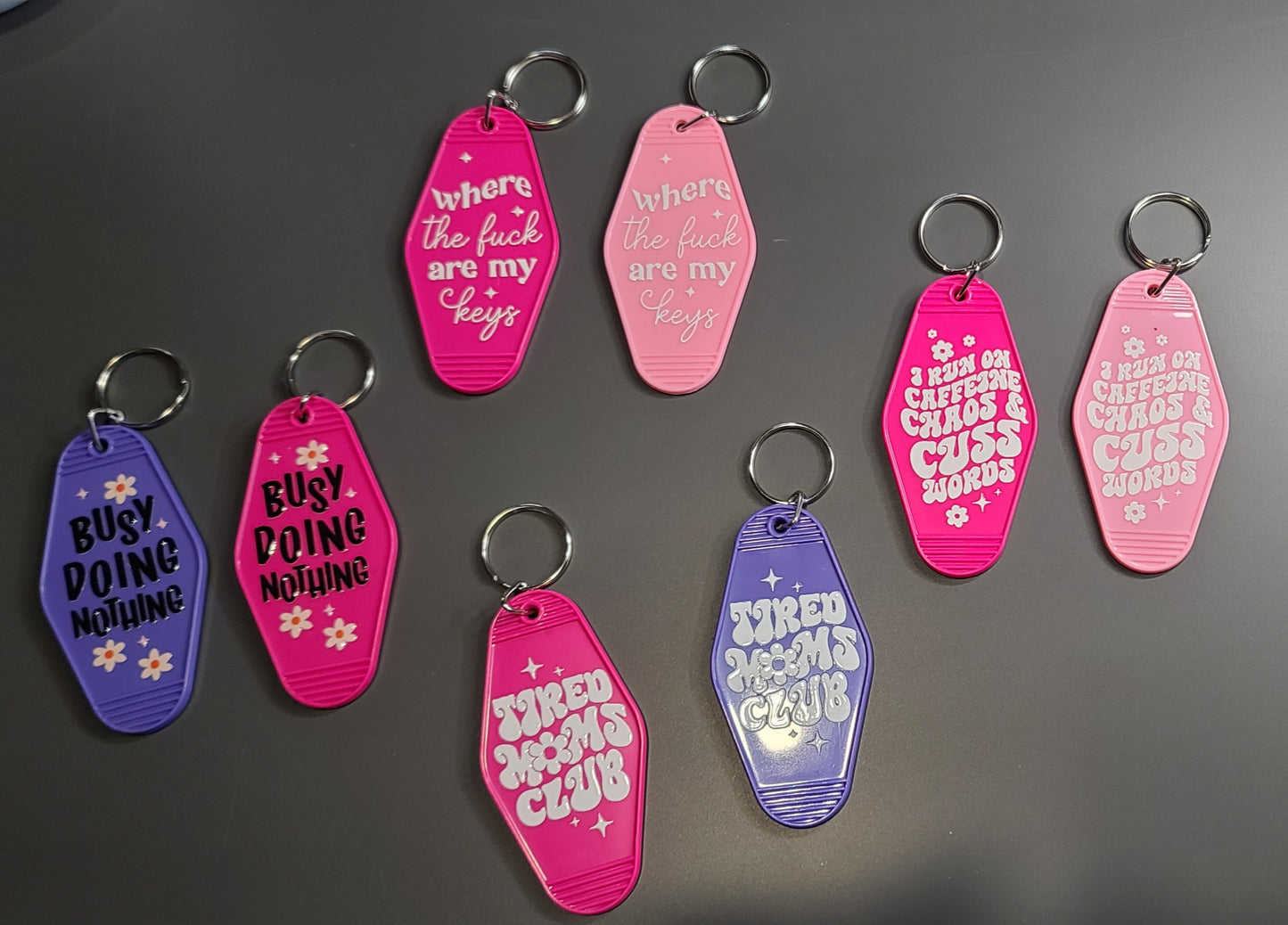 Motel Keychains