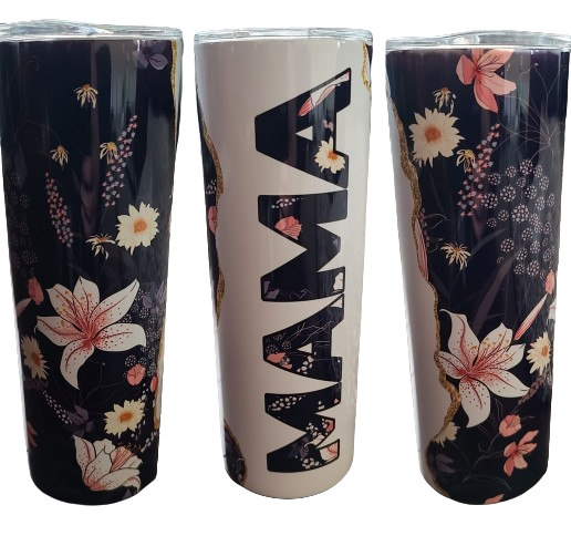 Mom Lilies - 20oz Skinny Tumbler