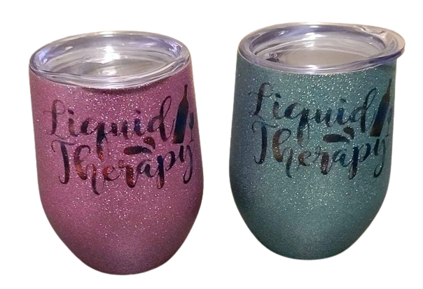 Liquid Therapy - 12oz Wine Tumbler-SQ5791852