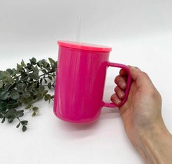 17oz Colored glass solid mugs-SQ4377900
