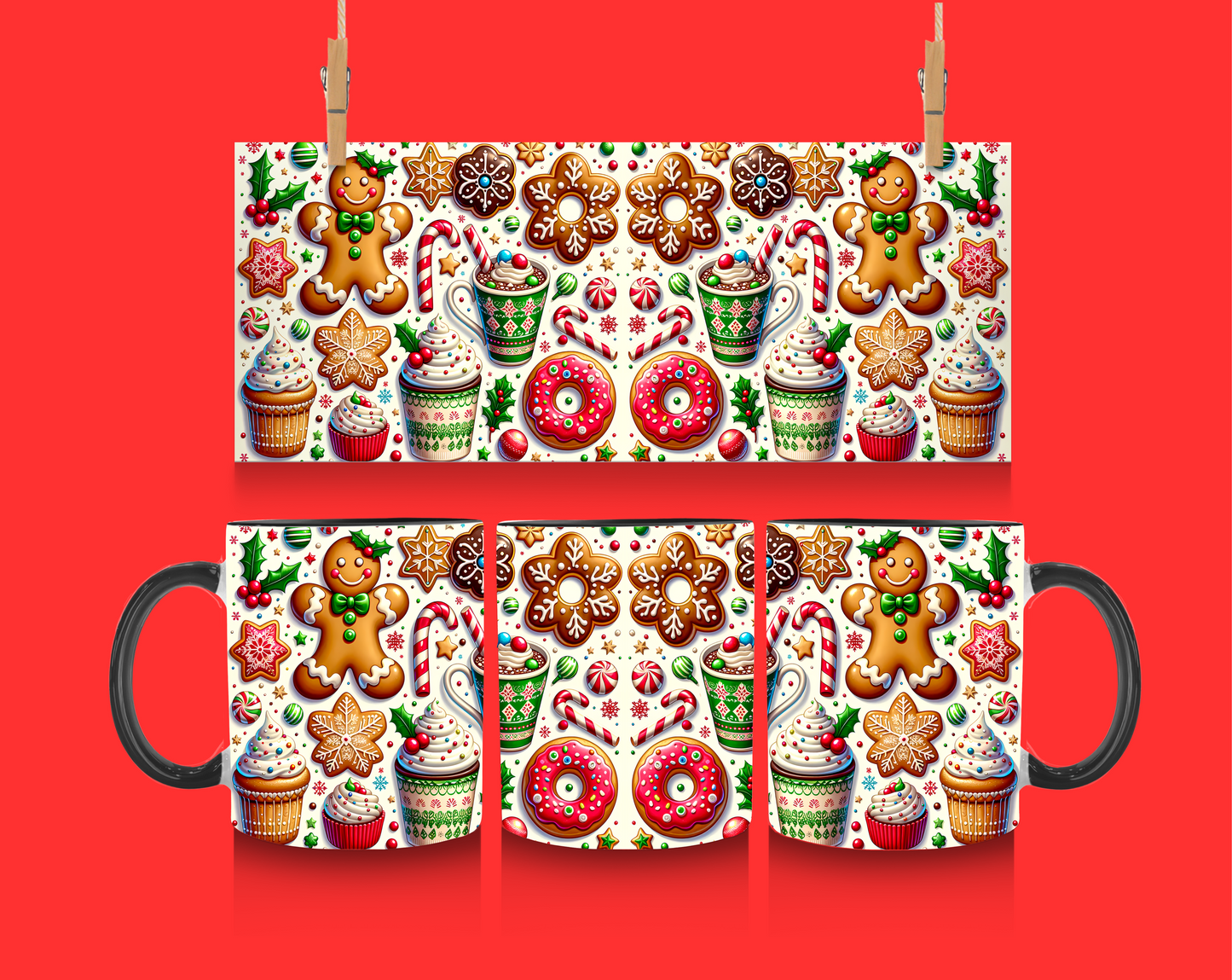 Gingerbread - 15oz Coffee Mug-SQ0283524