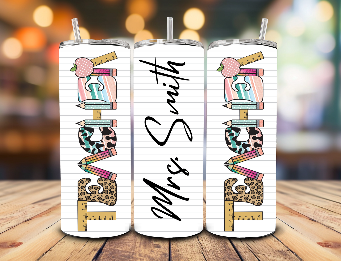 Teacher - 20oz Skinny Tumbler-SQ8269059