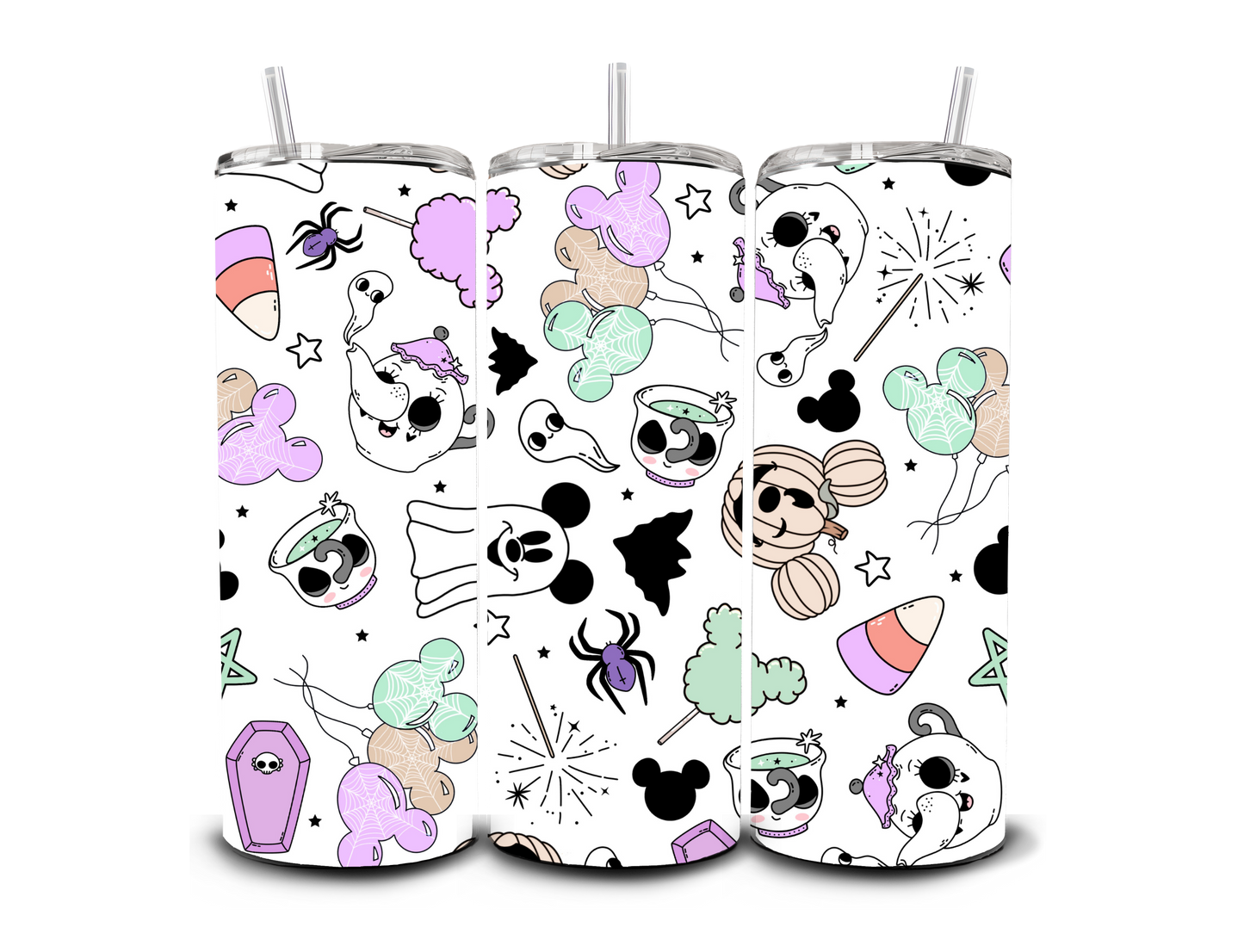 Halloween Character Collage - Sublimation Print