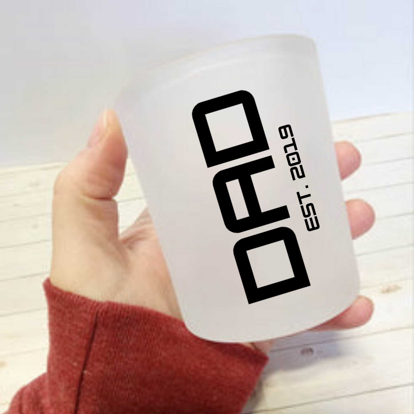 8oz Frosted Lowball glass