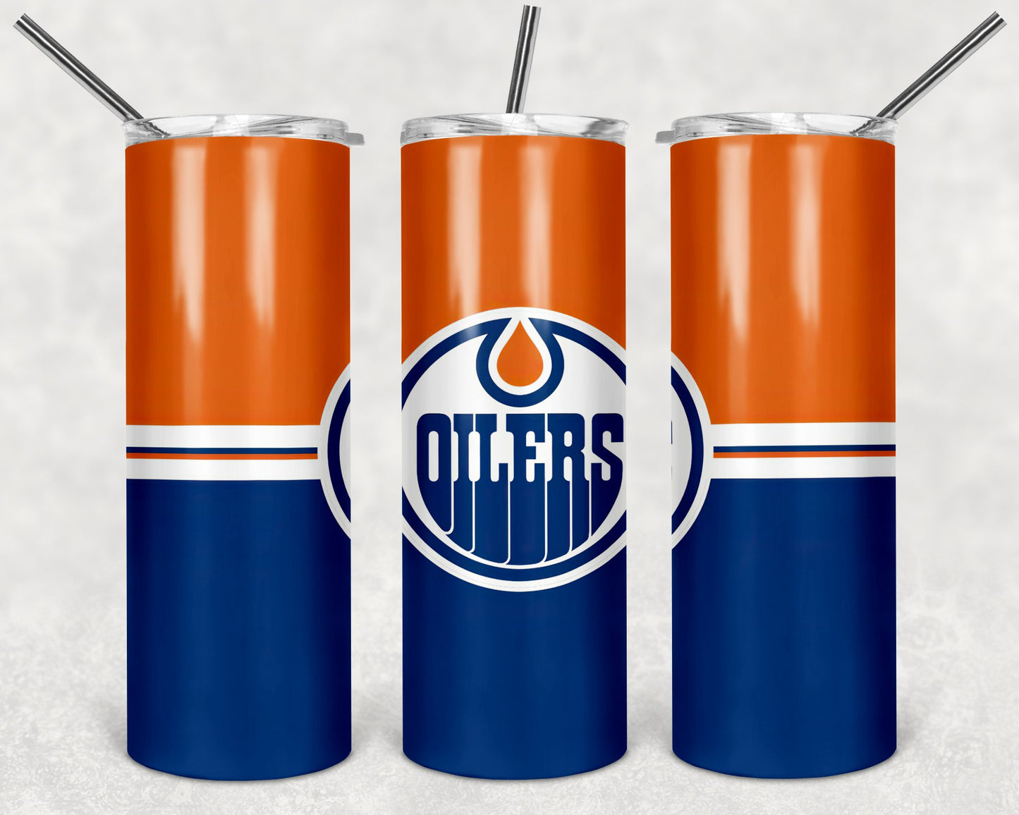 Oilers Basic - 20oz Skinny Tumbler