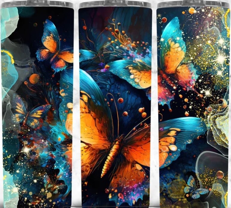Butterfly - 20oz Skinny Tumbler