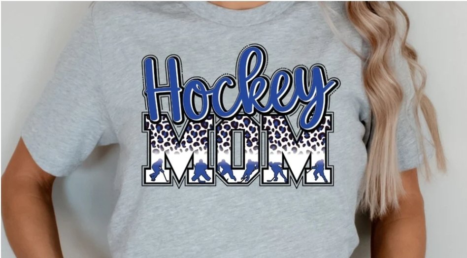 Hockey Mom - Blue