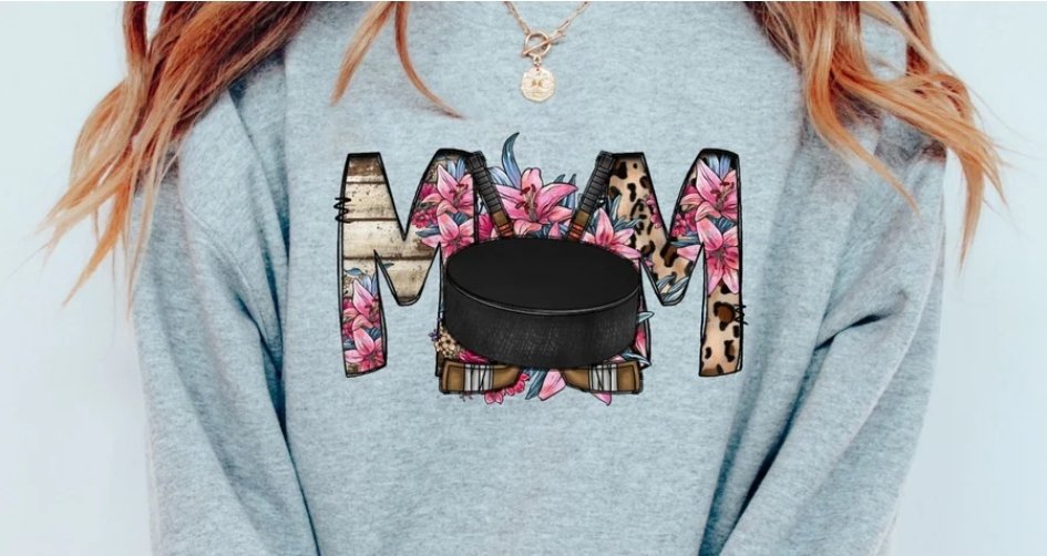 Hockey Mom - Floral