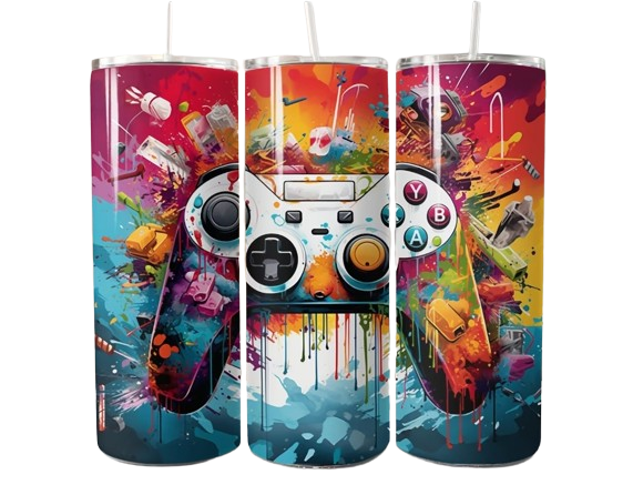 Gamer - 20oz Skinny Tumbler-SQ1732219