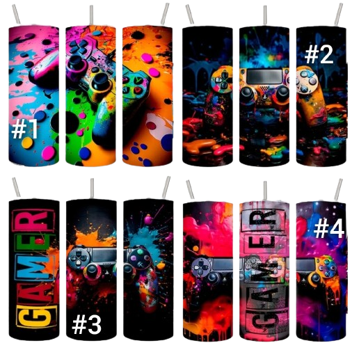 Gamer - 20oz Skinny Tumbler-SQ1732219