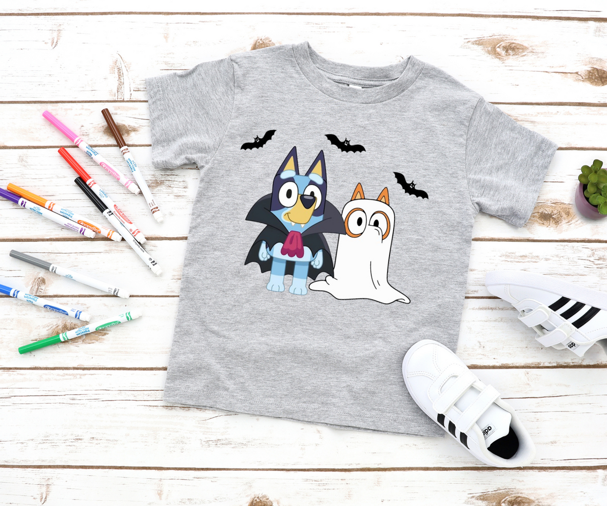 Blue Trick or treat - Kids Youth Tshirt