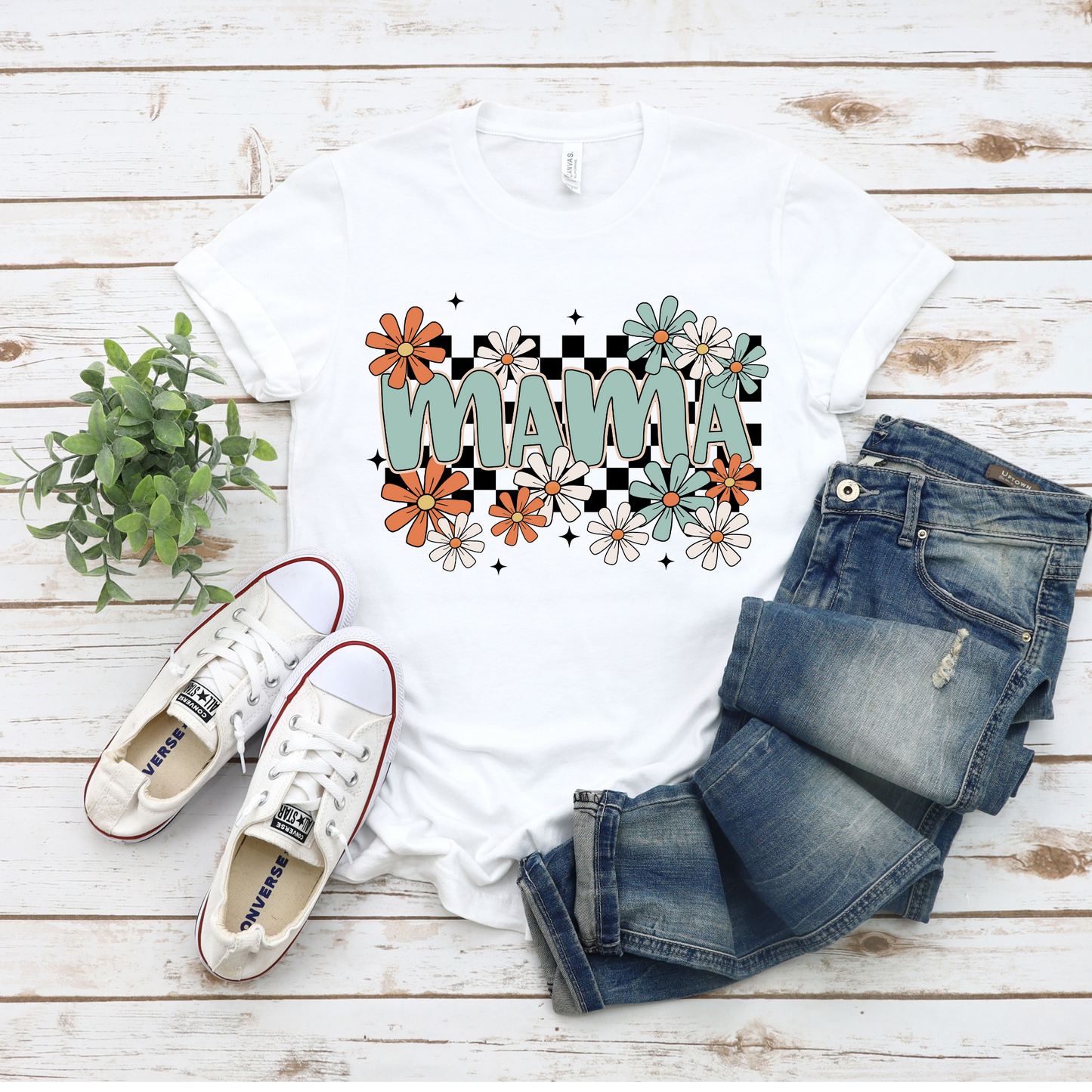 Mama Floral Tshirt or Sweatshirt