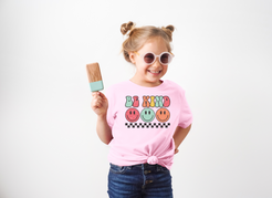 Be Kind Smiley Retro Tshirt