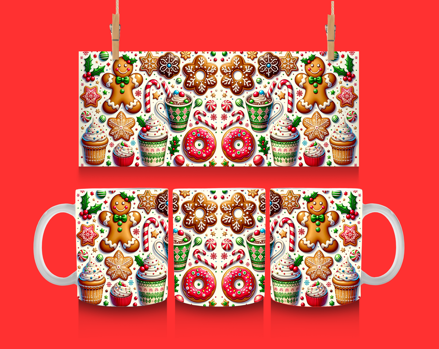 Gingerbread - 15oz Coffee Mug-SQ0283524