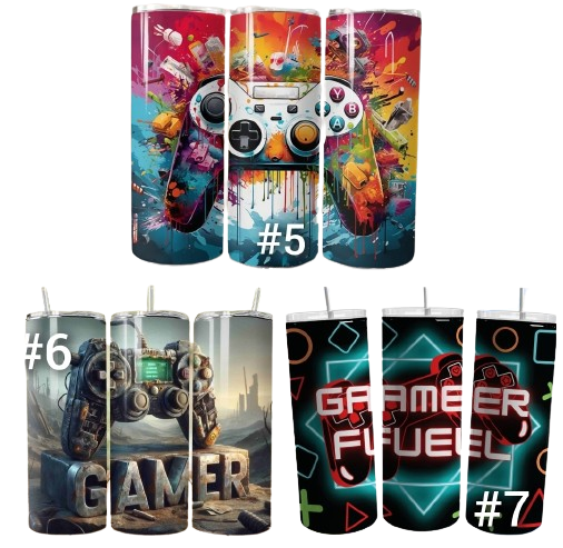 Gamer - 20oz Skinny Tumbler-SQ1732219
