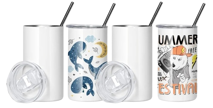 Custom Kids 12oz Skinny Tumbler