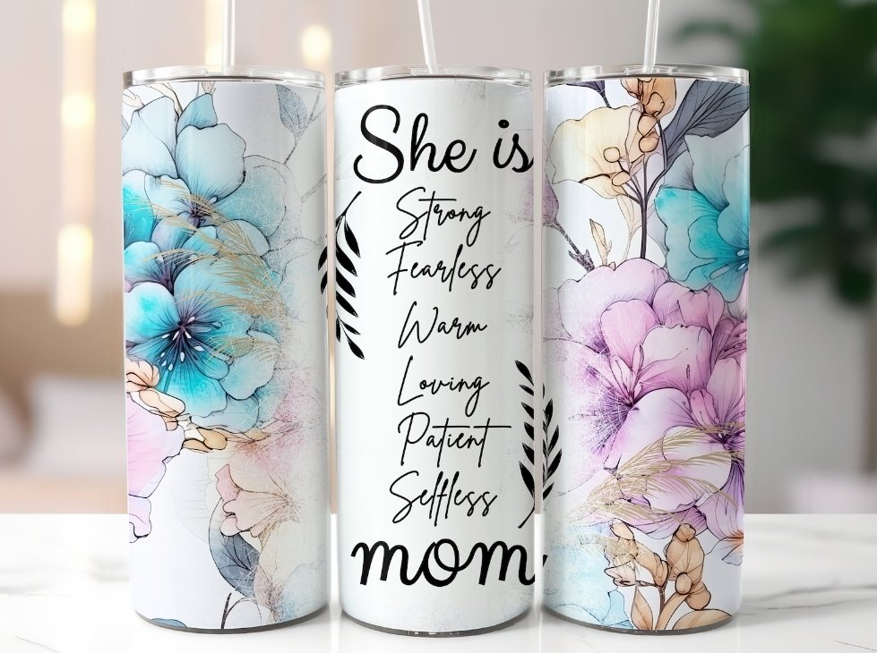 She is - 20oz Skinny Tumbler