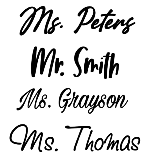 Personalized Teacher Resin Coaster