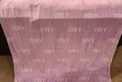 *PRE-ORDER* Custom Name Blankets - 3 weeks (ORDER BY NOV 14 FOR XMAS)-SQ2709824
