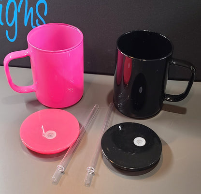 17oz Colored glass solid mugs-SQ4377900