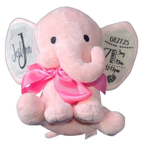 Personalized Birth Stat Elephants
