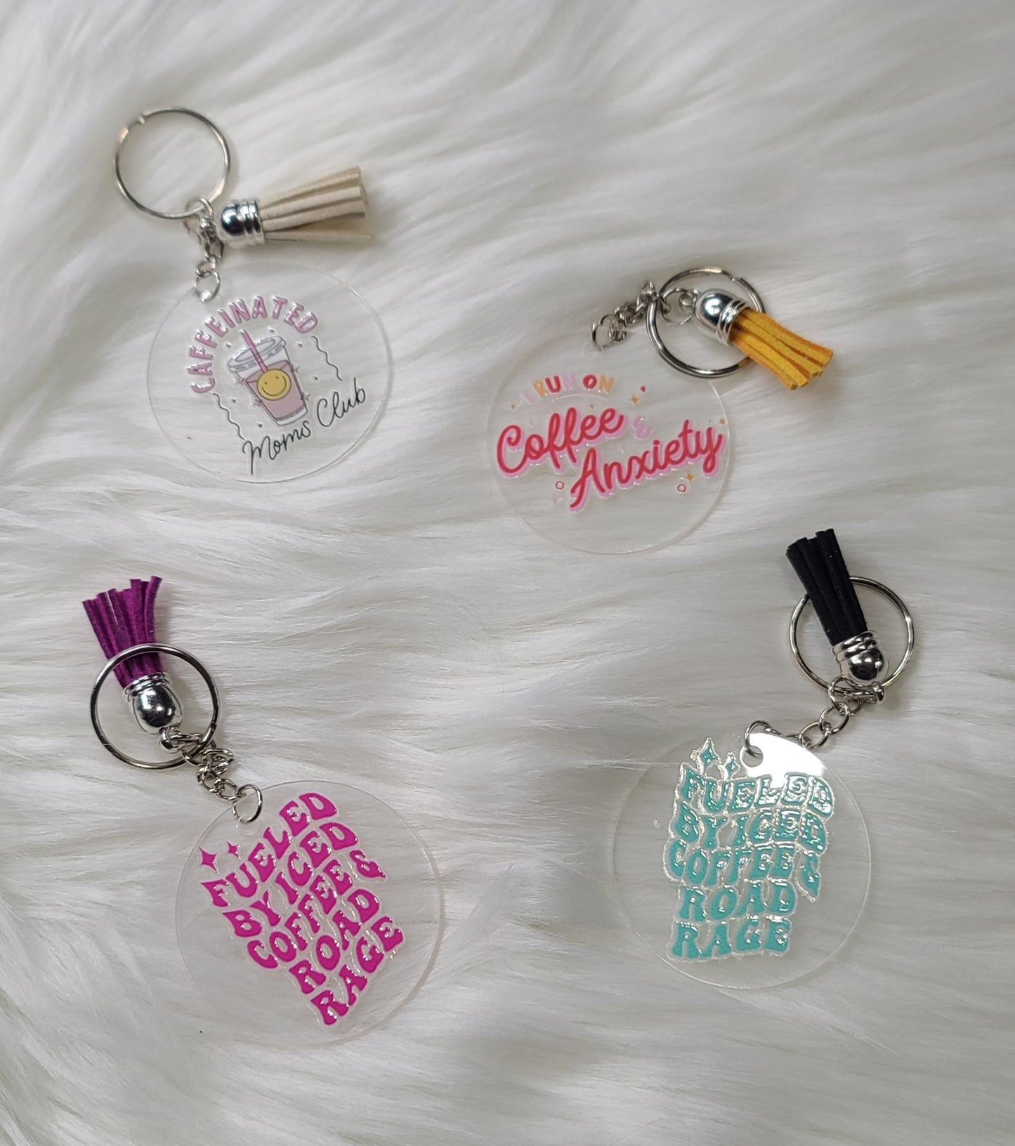 Acrylic Keychains - various sayings