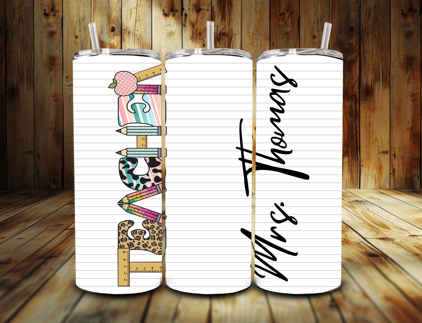 Teacher - 20oz Skinny Tumbler-SQ8269059