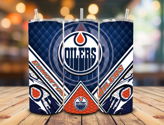 Oilers - 20oz Skinny Tumbler
