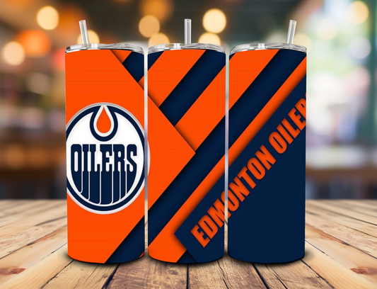 Oilers - 20oz Skinny Tumbler