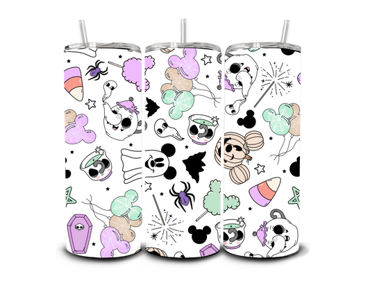 Halloween Character Collage - Sublimation Print