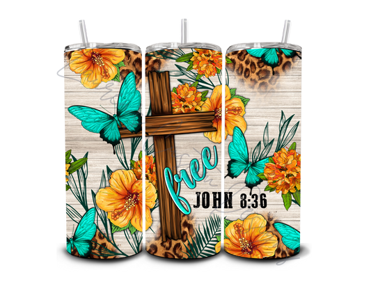 John 8:36 - Sublimation Print