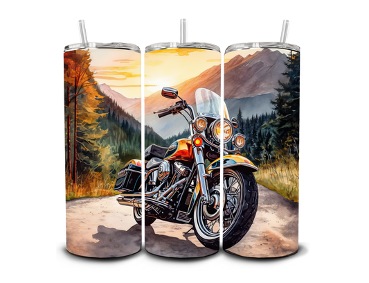 Motorcycle Watercolor - Sublimation Print