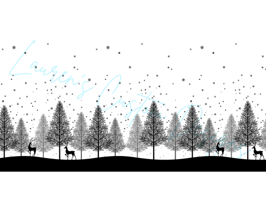 Snowy Scenery - Sublimation Print