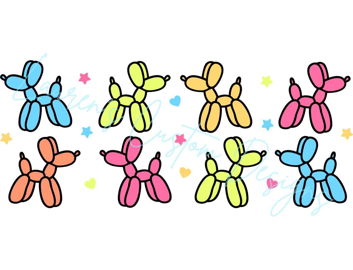 Balloon Dogs - Sublimation Print