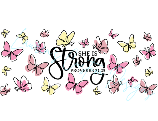 She is Strong - Sublimation Print
