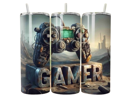 Gamer - 20oz Skinny Tumbler-SQ1732219