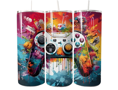 Gamer - 20oz Skinny Tumbler-SQ1732219