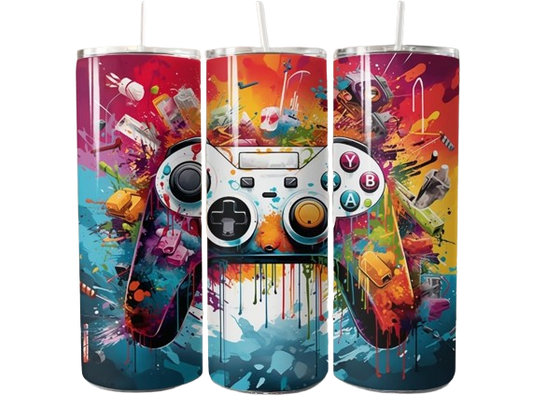Gamer - 20oz Skinny Tumbler-SQ1732219