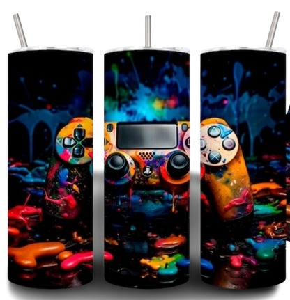 Gamer - 20oz Skinny Tumbler-SQ1732219
